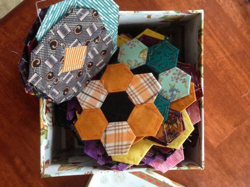 English paper piecing blocks